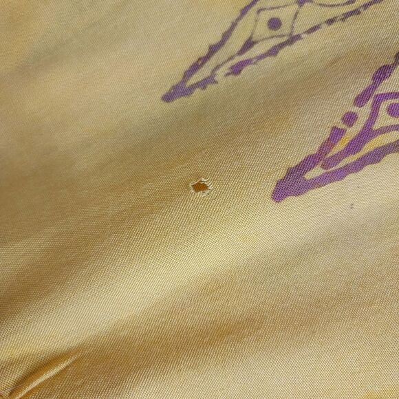 Bali Imports Geometric Fringe Wrap Rayon Scarf Yellow - Picture 7 of 10